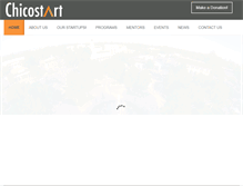 Tablet Screenshot of chicostart.com